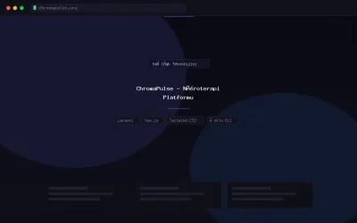 ChromaPulse — Sağlık Teknolojisi